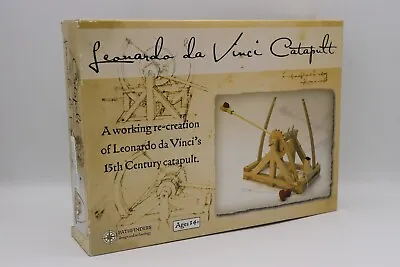 Leonardo Da Vinci Catapult Toy Wooden Model Building Kit Age 12+ Pathfinders NEW • $9.99