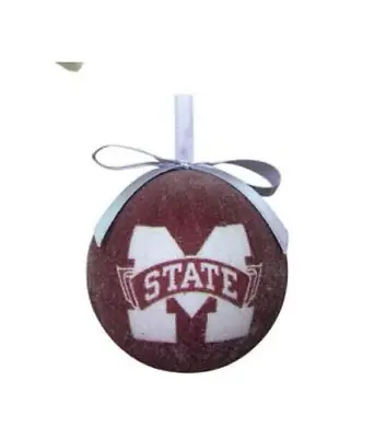 Mississippi State Bulldogs Classic Logo Ball Christmas Ornament • $9.99