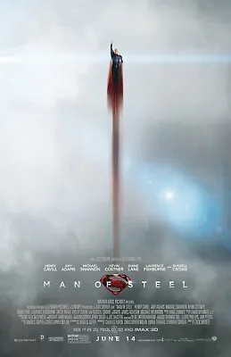 Man Of Steel Movie Poster (j) 11 X 17 Inches - Superman Poster • $13.96