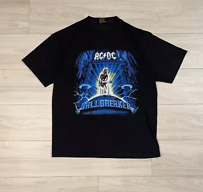 Vintage ACDC Concert T Shirt Mens XL Black Ballbreaker World Tour 1996 • $149.99