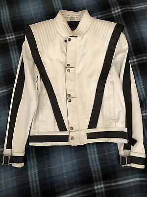 Michael Jackson Vintage Thriller Jacket Size M Genuine Leather Pre-owned • $85