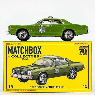 2023 Matchbox Collectors #15 Dodge Monaco Police GREEN | BOONE COUNTY | BOXED • $3.49