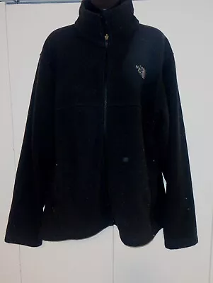 The North Face Jacket Fleece Men's Size Large Black Full Zip • $9.99