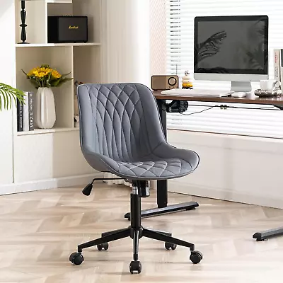 YOUNIKE Desk Chair With Wheels Armless Office Chair Swivel Rolling Task Chair Wi • $278.88