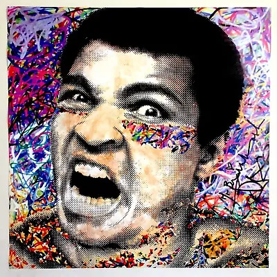 Mr. Brainwash   Muhammad Ali   Authentic Lithograph Print Pop Art Poster • $1250