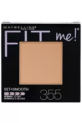 Maybelline Fit Me 355 Coconut Face Powder Set Smooth Normal To Dry Makeup NEW • $10.99