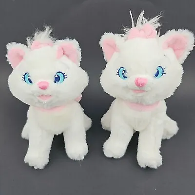 2 Disney Aristocats Marie Plush White Cat Disney Toy Stuffed Animal Kitten 6 In • $15.95