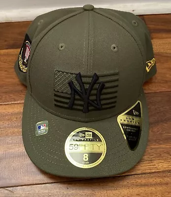 New York Yankees MLB 2023 Armed Forces Day 9FIFTY Cap Size 8 Embroidery New • $32