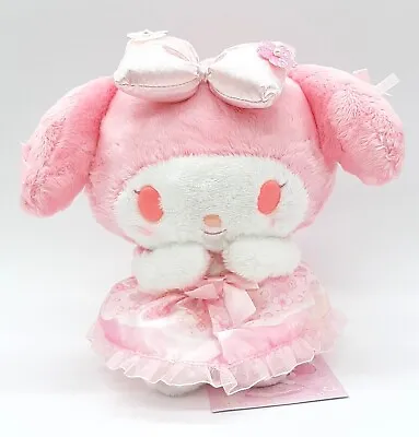 Plush Doll My Melody Fluffy Healing Sanrio Gift S Size Cherry Blossoms Dress • $24