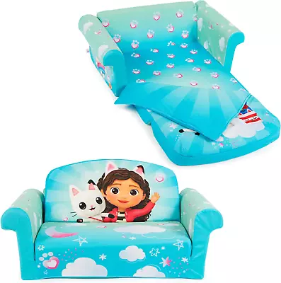 Furniture Gabbys Dollhouse 3-in-1 Slumber Sofa Baby Lounger Convertible Kids • $100.30