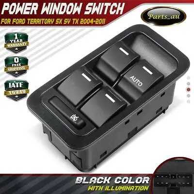 $25 • Buy Master Window Switch For Ford Territory SX SY SZ 04-14 White Illumination 13Pins