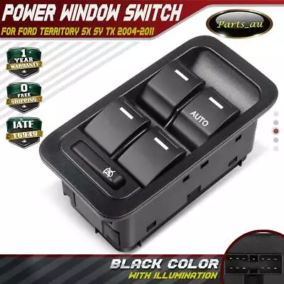 Master Window Switch For Ford Territory SX SY SZ 04-14 White Illumination 13Pins • $24.19