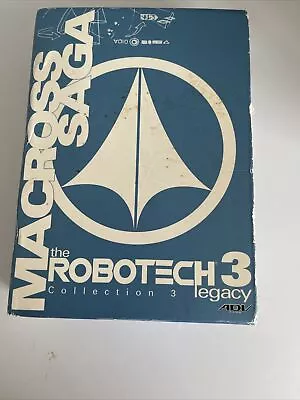 Robotech Legacy - COLLECTION 3 The Macross Saga (DVD 2001 3-Disc Set ADV Films • $10