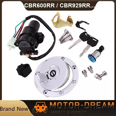 For Honda CBR600F4/F4i 01-06 NEW Ignition Switch Fuel Gas Cap Seat Lock Key US • $29.95