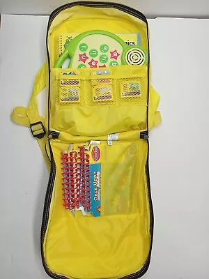 My First Leap Pad Leapfrog Learning System Backpack W/ 6 Books & 5cartridges  • $28.69