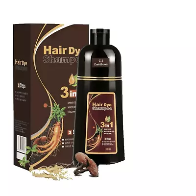 MEIDU 500ml Shampoo Permanent Hair Dye 3 In 1 Exp.2026 (Man & Women)  (USA) • $17.75