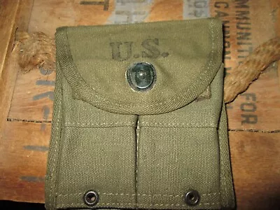 Wwii Ww2 Original M1 Carbine Belt Pouch Us Army 1945 • $11.96