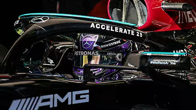 F1 Lewis Hamilton Mercedes High-Quality 22inx17in Art Poster • $64.95