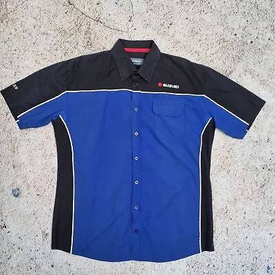 TEAM SUZUKI COLLECTION SHIRT  Mens Size L BLUE • $25.25