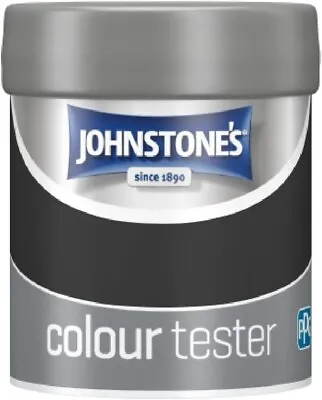 Johnstone'S - Paint Tester Pots - Wall & Ceiling Paint - Black - Emulsion Paint • £6.30