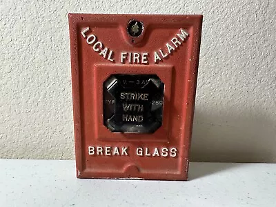 *VINTAGE* Simplex 4250 Fire Alarm Pull Station (With Glass) • $74.95