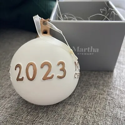 Martha Stewart 34th/Pine 2023 Porcelain Christmas Ornament/ New • £20.20