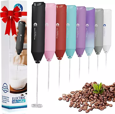 Powerful Milk Frother Handheld Foam Maker Mini Whisk Drink Mixer For Coffee Ca • $10.39