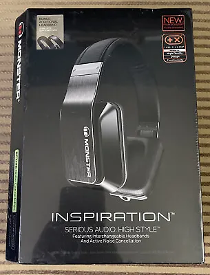 Brand New Monster Inspiration Wired Headband Headphones Titanium Sealed • $200