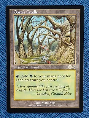 MTG 1x Gaea's Cradle LP Urza's Saga Magic The Gathering - Reserved List • $775