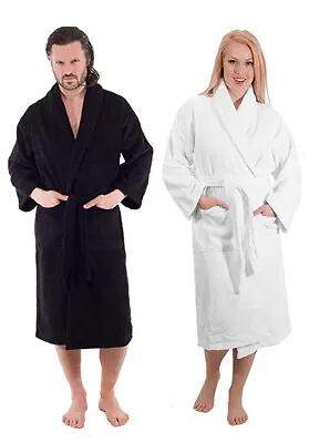 Classic Turkish Towel Absorbent Premium Cotton Terry Cloth Bathrobe Men Soft • $47.99