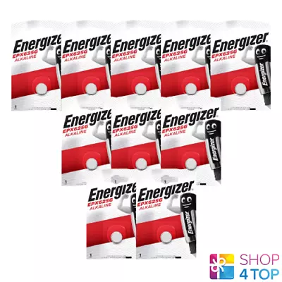 10 Energizer Alkaline 625a Battery 1.5v Lr9 625g Epx625 Coin Cell Exp 2025 New • £5.83