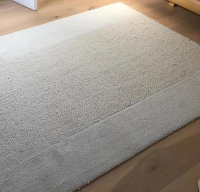 £200 • Buy Habitat Ivory Bone Off White 100% Pure Wool Rug 240x170