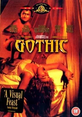 Gothic (1986) (dvd 2005) Rgn 2 Bbfc 18 Ken Russell Gabriel Byrne Julian Sands • £16.99