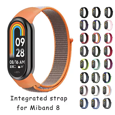 Sports Nylon Fabric Strap For Xiaomi MiBand 8 Mi Band 8 Smart Bracelet WristBand • $8.49