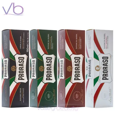 PRORASO Shaving Cream - Eucalyptus Oil Aloe Vitamin E Sandalwood Green Tea • $41