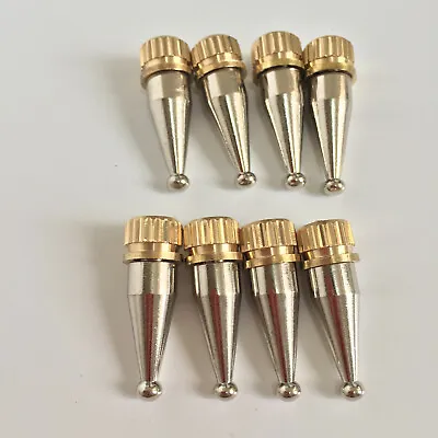 8 Sets Brass Speaker Spike Stand Foot Speaker Cone Isolation Spikes 34mm High • $14.99