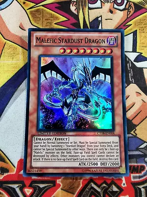 Malefic Stardust Dragon Ct08-en014 Ltd Ed (NM+) Super Rare Yu-Gi-Oh! • $7.32