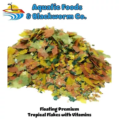 Premium Tropical Fish Flakes With Vitamins FREE Pellets & Wafers Included. AFI • $49.99