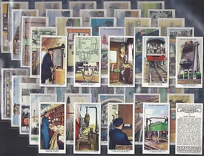 Wills-full Set- Railway Equipment 1938 (50 Cards) Excellent • £4.54