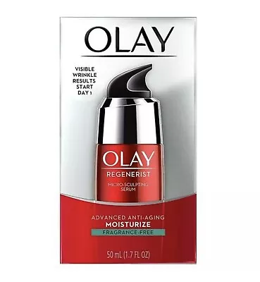 $37.25 • Buy Olay REGENERIST Micro Sculpting Serum Fragrance Free Advance Anti-Age 1.7oz New
