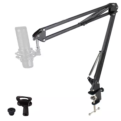 ChromaCast 28 Inch Adjustable Boom Mic Suspension Scissor Desk Microphone Stand • $9.98