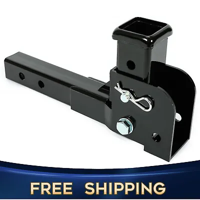 500LB Folding 2  Trailer Hitch Shank Mount Cargo Wheelchair Carrier Adapter New • $30.60