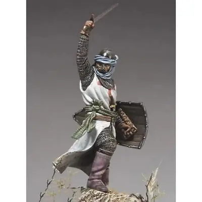 1/32 Resin Model Kit European Medieval Knight Templar Unpainted ! • $18.41