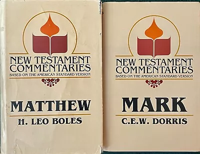 New Testament Commentaries American Standard Version ~ Matthew & Mark ~ HCDJ • $22.99