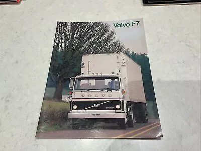 1981 Volvo F7 Diesel Truck Brochure • $19