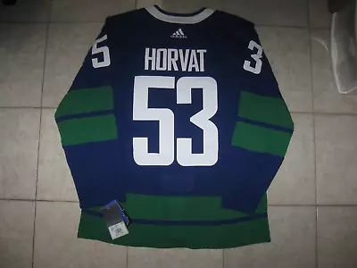 #53 Bo HORVAT Vancouver CANUCKS Off. Lic. AUTH. ADIDAS Jersey Men's 50 NWT! • $69