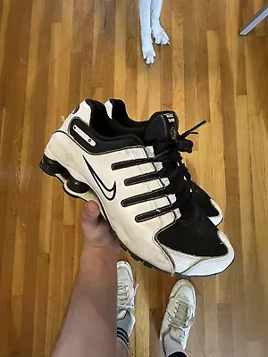 Nike Shox NZ Running Shoes White Black 378341-038 Men’s Size 9 Used • $99.99