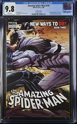 Amazing Spider-man #570 - 1st Full Appearance Anti-Venom/2nd Printing- CGC 9.8 • $349.99