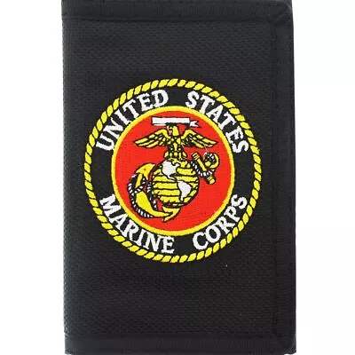 WL0011 Nylon Wallet With U.S. Marine Corps Logo Patch • $13.77