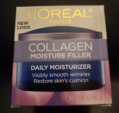 LOREAL Collagen Moisture Filler Daily Moisturizer 1.7 Fl OZ 48 G) • $6.29